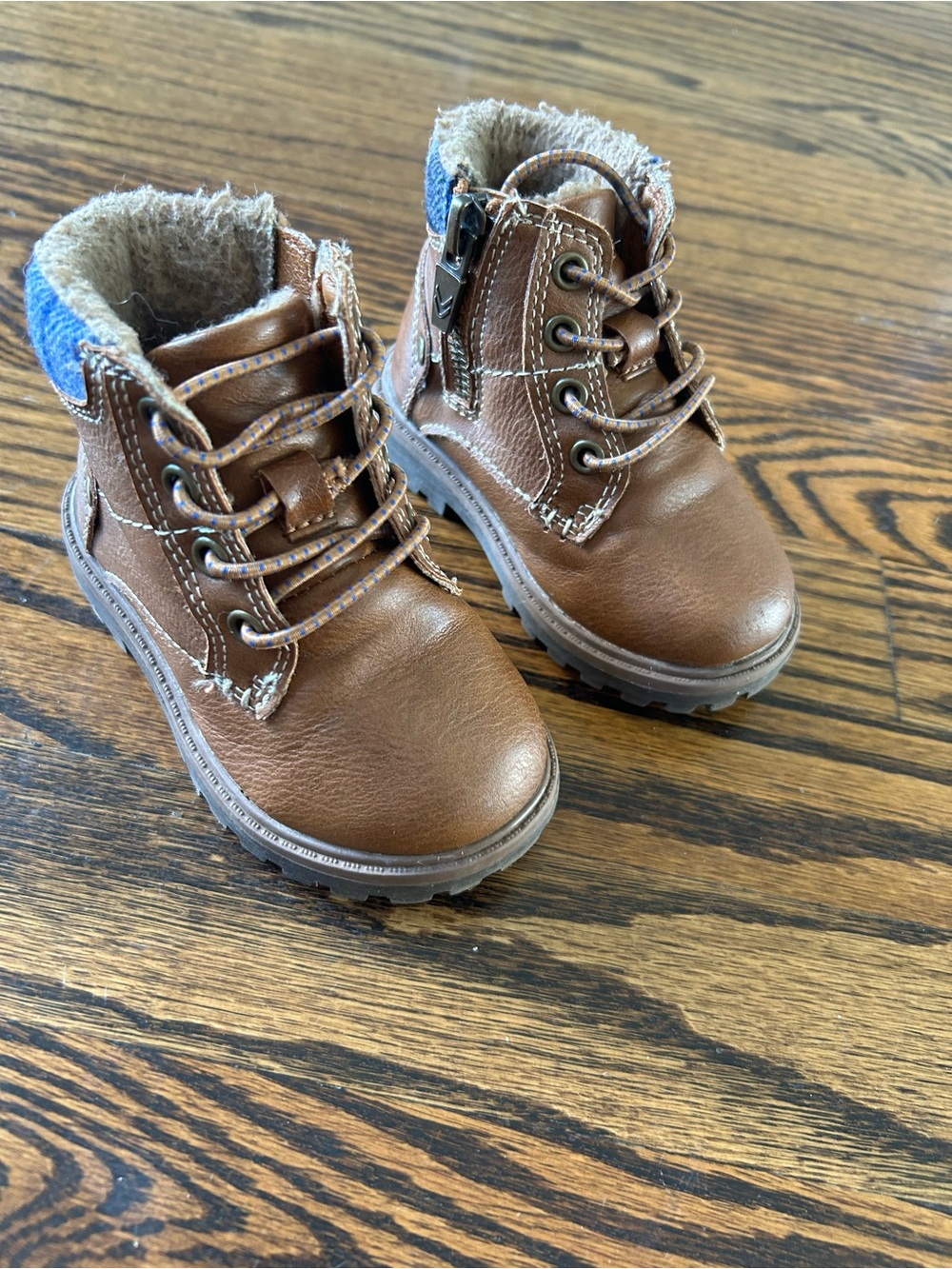 Dr. Scholl’s Brown Leather Boots Infant Boy Size 4